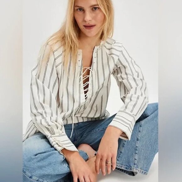 We The Free Tops - NWT $128 Free People WE THE FREE Lisbon Oversized Tunic Size Small